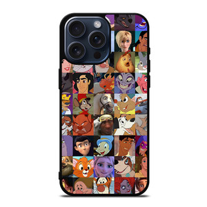 ALL DISNEY CHARACTERS COLLAGE iPhone 15 Pro Max Case