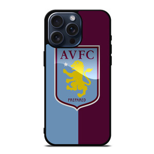 ASTON VILLA FC LOGO EPL 2 iPhone 15 Pro Max Case