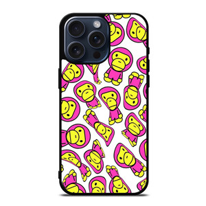 BAPE BABY MILO PATTERN iPhone 15 Pro Max Case