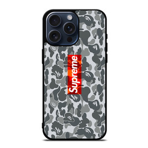 BAPE CAMO SUPREME 2 iPhone 15 Pro Max Case BAPE CAMO SUPREME 2 iPhone 15 Pro Max Case