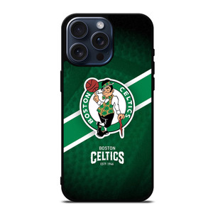 BOSTON CELTICS LOGO 3 iPhone 15 Pro Max Case BOSTON CELTICS LOGO 3 iPhone 15 Pro Max Case