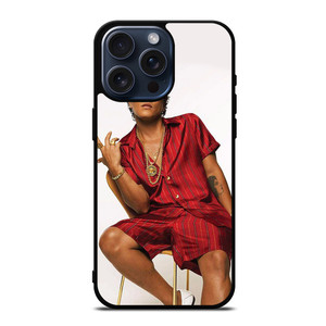 BRUNO MARS RED iPhone 15 Pro Max Case BRUNO MARS RED iPhone 15 Pro Max Case