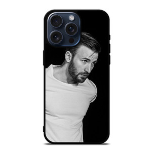 CHRIS EVANS IN BLACK iPhone 15 Pro Max Case CHRIS EVANS IN BLACK iPhone 15 Pro Max Case