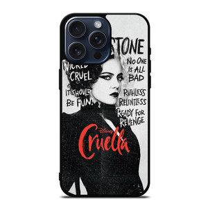 CRUELLA EMMA STONE iPhone 15 Pro Max Case