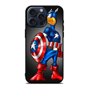 DAFFY DUCK CAPTAIN AMERICA iPhone 15 Pro Max Case DAFFY DUCK CAPTAIN AMERICA iPhone 15 Pro Max Case