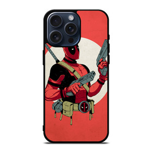 DEADPOOL ART iPhone 15 Pro Max Case DEADPOOL ART iPhone 15 Pro Max Case