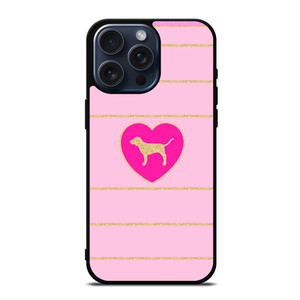 DOG PINK VICTORIA'S SECRET 2 iPhone 15 Pro Max Case