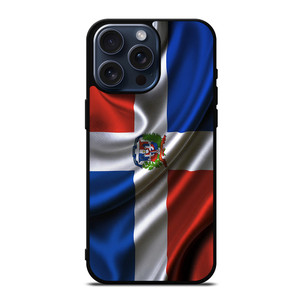 DOMINICAN REPUBLIC FLAG iPhone 15 Pro Max Case