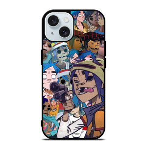 GORILLAZ COLLAGE iPhone 15 Case GORILLAZ COLLAGE iPhone 15 Case