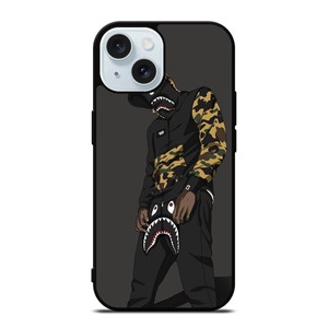 HIP HOP CAMO BAPE iPhone 15 Case