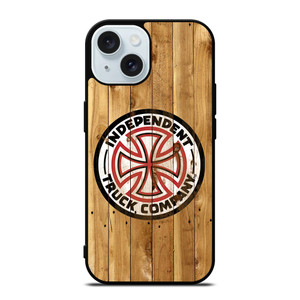 INDEPENDENT TRUCK LOGO WOODEN 2 iPhone 15 Case INDEPENDENT TRUCK LOGO WOODEN 2 iPhone 15 Case