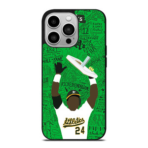 OAKLAND ATHLETICS RICKEY HENDERSON iPhone 14 Pro Case OAKLAND ATHLETICS RICKEY HENDERSON iPhone 14 Pro Case
