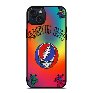 GRATEFUL DEAD LOGO iPhone 15 Plus Case GRATEFUL DEAD LOGO iPhone 15 Plus Case