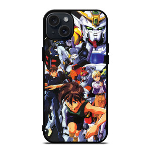GUNDAM CHARACTERS iPhone 15 Plus Case GUNDAM CHARACTERS iPhone 15 Plus Case