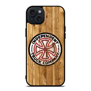 INDEPENDENT TRUCK LOGO WOODEN 2 iPhone 15 Plus Case INDEPENDENT TRUCK LOGO WOODEN 2 iPhone 15 Plus Case