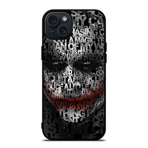 JOKER QUOTES iPhone 15 Plus Case JOKER QUOTES iPhone 15 Plus Case