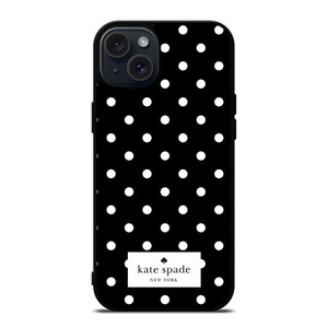 KATE SPADE POLKA BLACK iPhone 15 Plus Case KATE SPADE POLKA BLACK iPhone 15 Plus Case