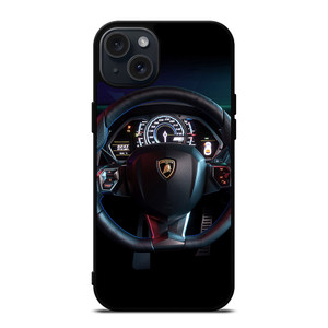 LAMBORGHINI STEERING WHEEL 3 iPhone 15 Plus Case LAMBORGHINI STEERING WHEEL 3 iPhone 15 Plus Case