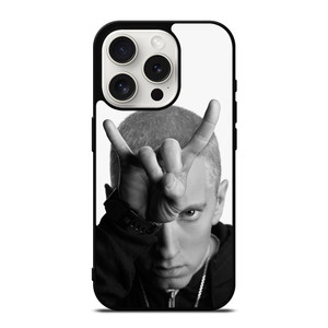 EMINEM HORNS RAPPER iPhone 15 Pro Case EMINEM HORNS RAPPER iPhone 15 Pro Case