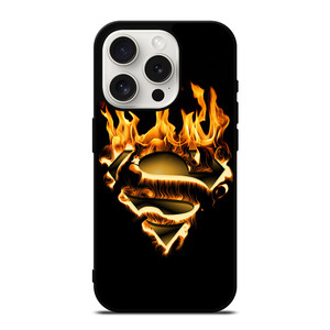 FIRE SUPERMAN LOGO iPhone 15 Pro Case FIRE SUPERMAN LOGO iPhone 15 Pro Case