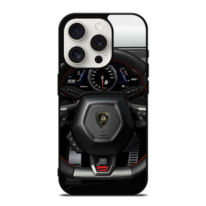 LAMBORGHINI STEERING WHEEL iPhone 15 Pro Case LAMBORGHINI STEERING WHEEL iPhone 15 Pro Case
