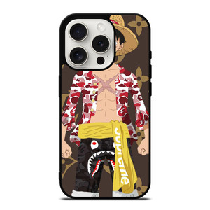 LUFFY ONE PIECE HYPEBEAST iPhone 15 Pro Case LUFFY ONE PIECE HYPEBEAST iPhone 15 Pro Case