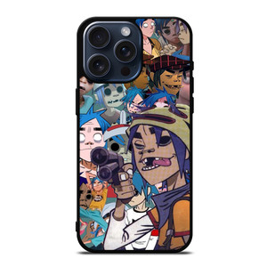 GORILLAZ COLLAGE iPhone 15 Pro Max Case