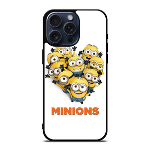 I LOVE MINIONS iPhone 15 Pro Max Case I LOVE MINIONS iPhone 15 Pro Max Case