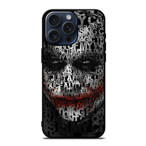 JOKER QUOTES iPhone 15 Pro Max Case