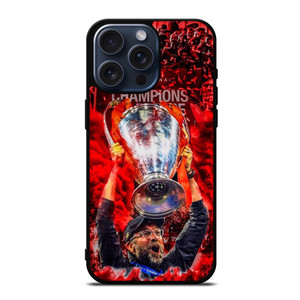 JURGEN KLOPP LIVERPOOL CHAMPIONS iPhone 15 Pro Max Case JURGEN KLOPP LIVERPOOL CHAMPIONS iPhone 15 Pro Max Case