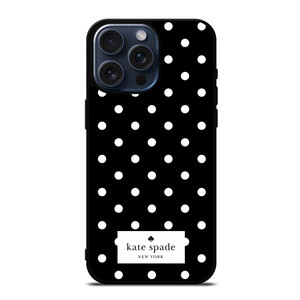 KATE SPADE POLKA BLACK iPhone 15 Pro Max Case KATE SPADE POLKA BLACK iPhone 15 Pro Max Case