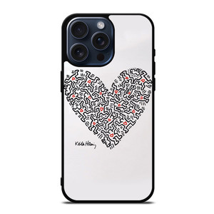 KEITH HARING LOVE iPhone 15 Pro Max Case