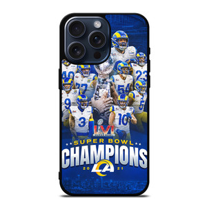 LOS ANGELES RAMS CHAMPIONS iPhone 15 Pro Max Case