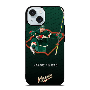 MARCUS FOLIGNO MINNESOTA WILD iPhone 15 Case MARCUS FOLIGNO MINNESOTA WILD iPhone 15 Case