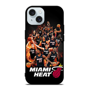 MIAMI HEAT TEAM iPhone 15 Case