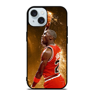 MICHAEL JORDAN CHICAGO BULLS iPhone 15 Case