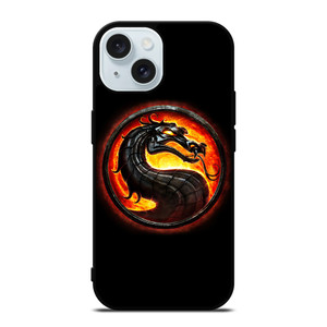 MORTAL KOMBAT LOGO iPhone 15 Case