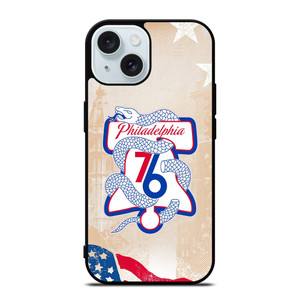 PHILADELPHIA 76ERS LOGO 3 iPhone 15 Case PHILADELPHIA 76ERS LOGO 3 iPhone 15 Case