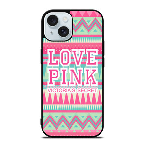 PINK VICTORIA'S SECRET iPhone 15 Case PINK VICTORIA'S SECRET iPhone 15 Case