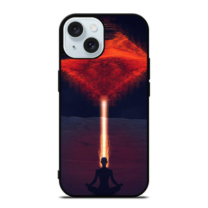 RED SPACE ALIEN iPhone 15 Case RED SPACE ALIEN iPhone 15 Case
