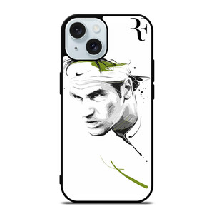 ROGER FEDERER ART iPhone 15 Case