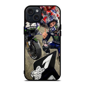 MAVERICK VINALES HELMET 2 iPhone 15 Plus Case MAVERICK VINALES HELMET 2 iPhone 15 Plus Case