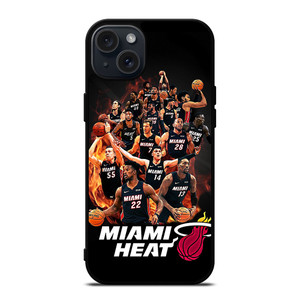 MIAMI HEAT TEAM iPhone 15 Plus Case