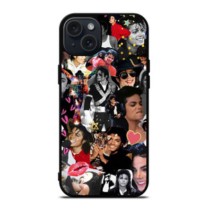 MICHAEL JACKSON COLLAGE iPhone 15 Plus Case MICHAEL JACKSON COLLAGE iPhone 15 Plus Case