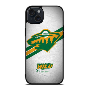 MINNESOTA WILD LOGO 3 iPhone 15 Plus Case