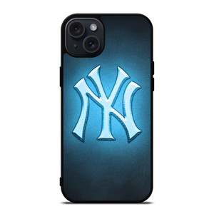 MLB NEW YORK YANKEES LOGO 3 iPhone 15 Plus Case MLB NEW YORK YANKEES LOGO 3 iPhone 15 Plus Case