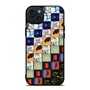 MODEST MOUSE COLLAGE ALBUM iPhone 15 Plus Case MODEST MOUSE COLLAGE ALBUM iPhone 15 Plus Case