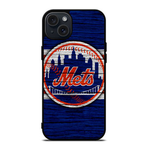 NEW YORK METS LOGO 3 iPhone 15 Plus Case