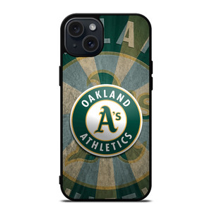 OAKLAND ATHLETICS LOGO 3 iPhone 15 Plus Case OAKLAND ATHLETICS LOGO 3 iPhone 15 Plus Case