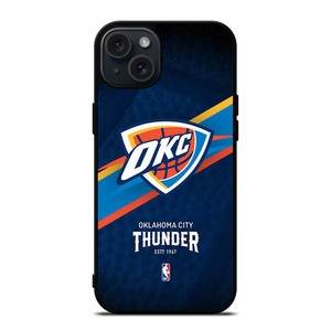 OKLAHOMA CITY THUNDER LOGO 2 iPhone 15 Plus Case OKLAHOMA CITY THUNDER LOGO 2 iPhone 15 Plus Case